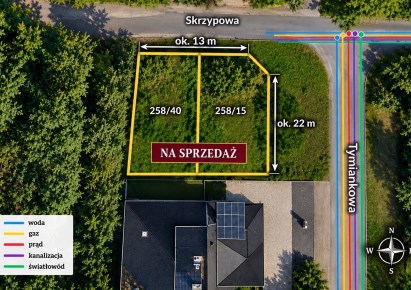 działka na sprzedaż - Częstochowa, Dźbów, Tymiankowa